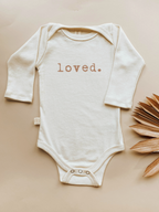 Loved Clay Organic Cotton Baby Bodysuit Long Sleeve