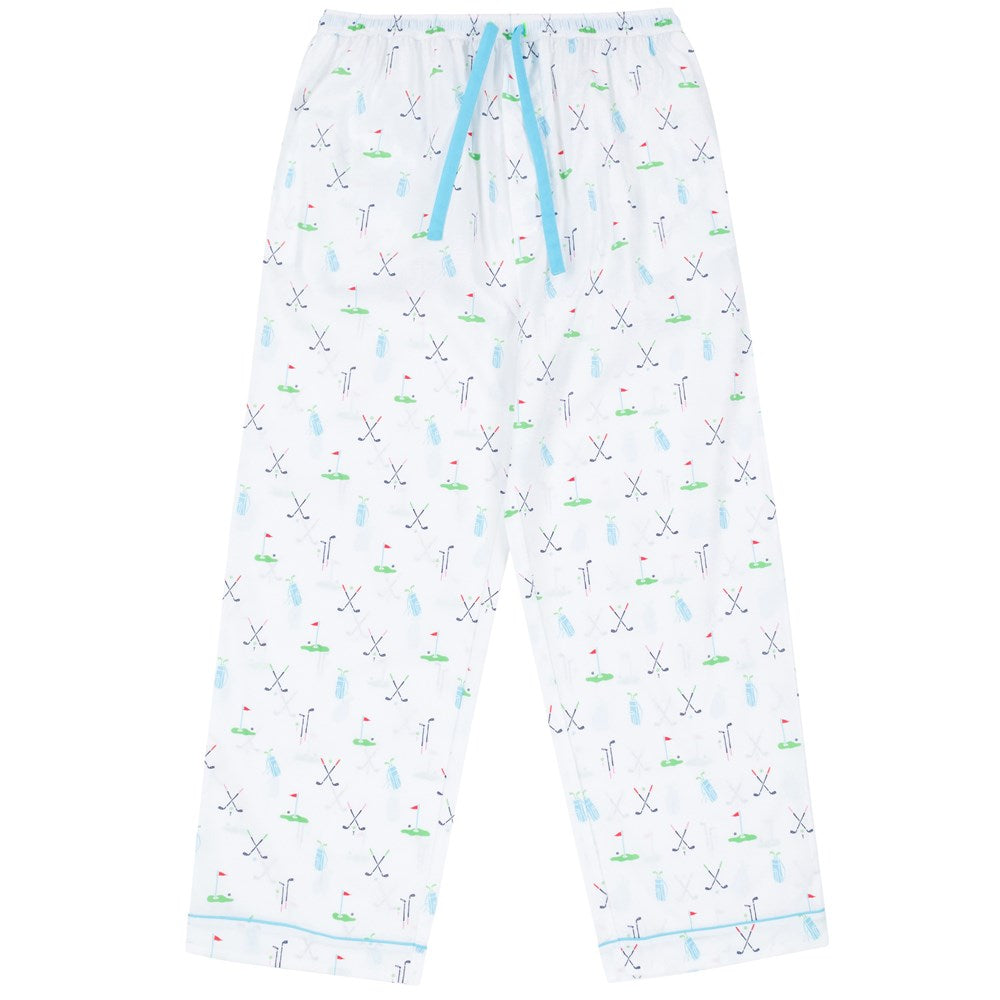 Men's Golf PJ Pants - Organic Cotton Poplin