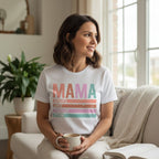 Minimalist Mama Graphic T-Shirt 100% Cotton Women's Casual Mom Life Top