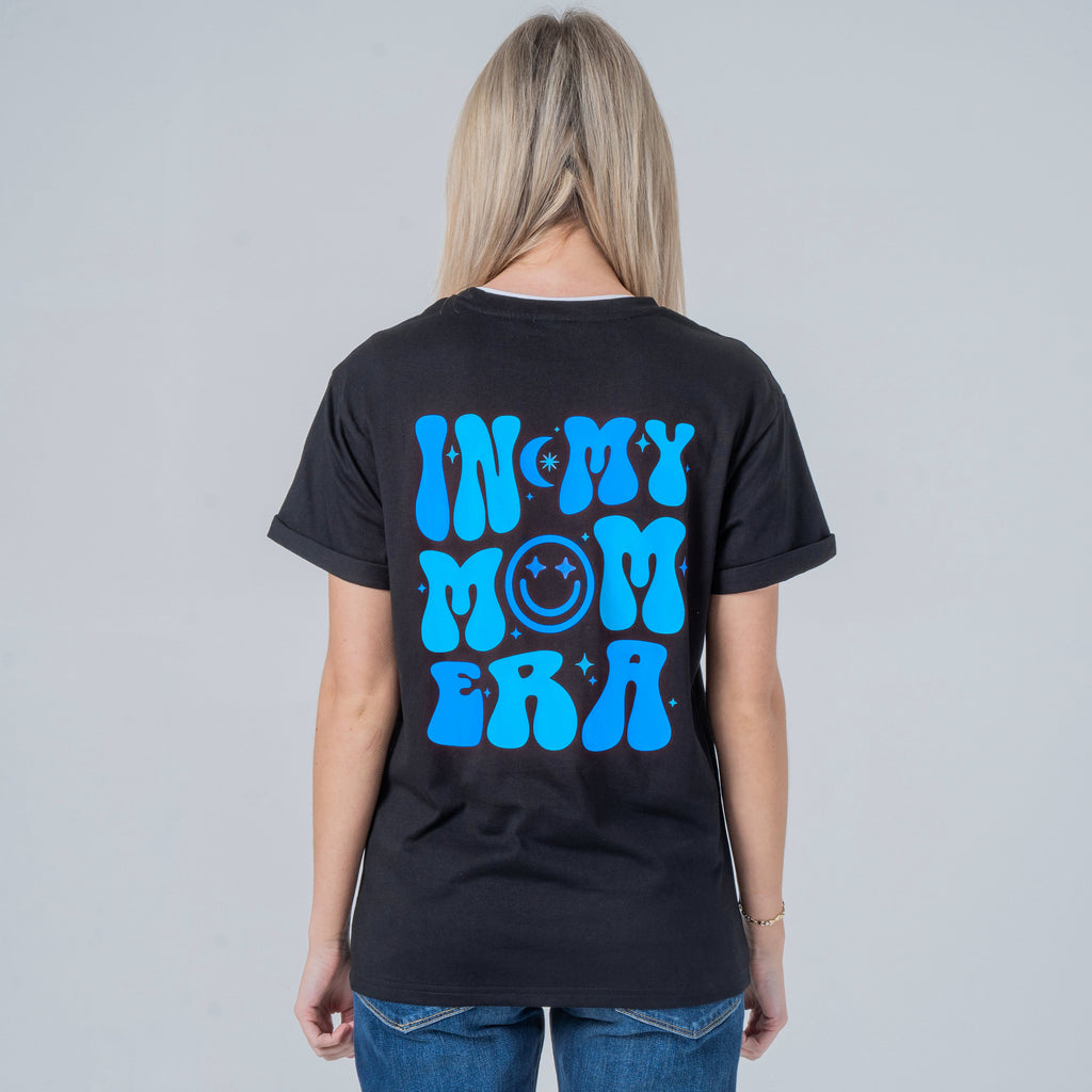 Mom Era Organic Cotton Nursing Tee - Blue
