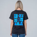Mom Era Organic Cotton Nursing Tee - Blue