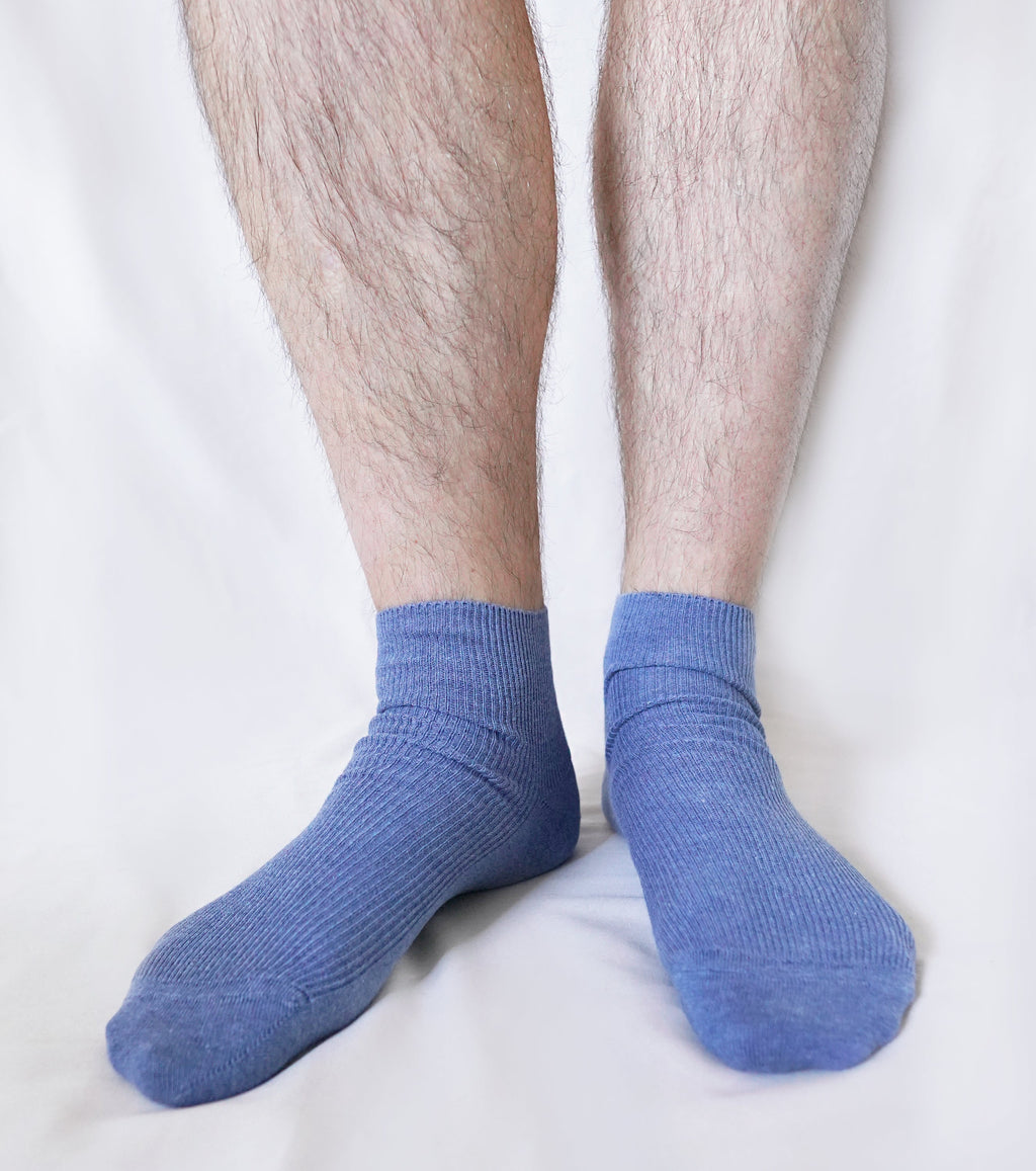 tittimitti® Men’s 100% Organic Combed Cotton Socks 3-Pack – Soft Breathable Socks Made in Italy