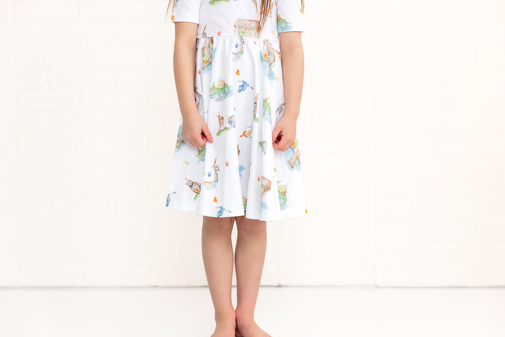Bayou Birthday Organic Cotton Dress for Kids