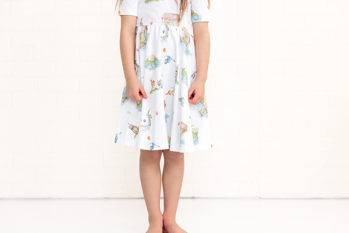 Bayou Birthday Organic Cotton Dress for Kids