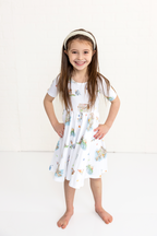 Bayou Birthday Organic Cotton Dress for Kids