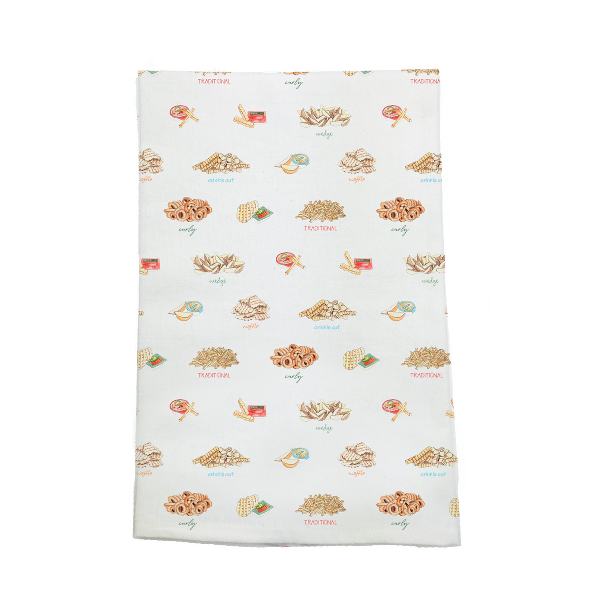 Know Your French Fries Organic Cotton Kitchen Towel