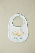My First Beignet Organic Cotton Baby Bib