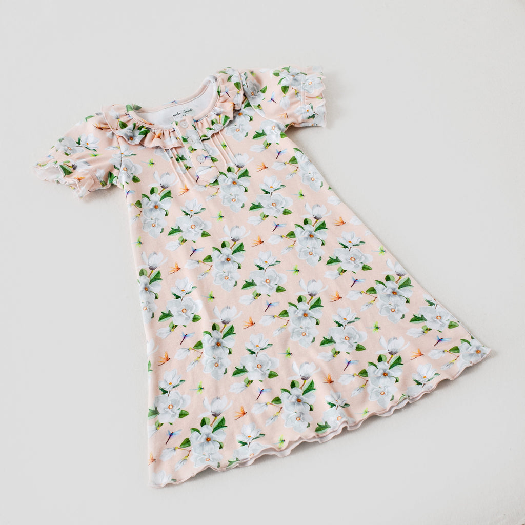 Pink Magnolia Organic Cotton Play Dress