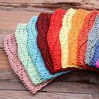 Handmade Vintage Crochet Bikinis Knitted Cotton Swimwear