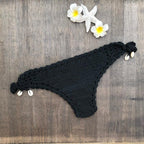 Handmade Vintage Crochet Bikinis Knitted Cotton Swimwear