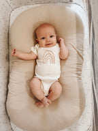 Rainbow Clay Organic Cotton Short Sleeve Baby Bodysuit