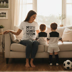 Soccer Mama Graphic T-Shirt 100% Ring Spun Cotton Women's Casual Tee