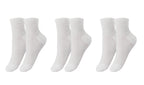 tittimitti® 100% Organic Mercerized Cotton "Filo di Scozia" Women's Socks.  3-Pack. Made in Italy.