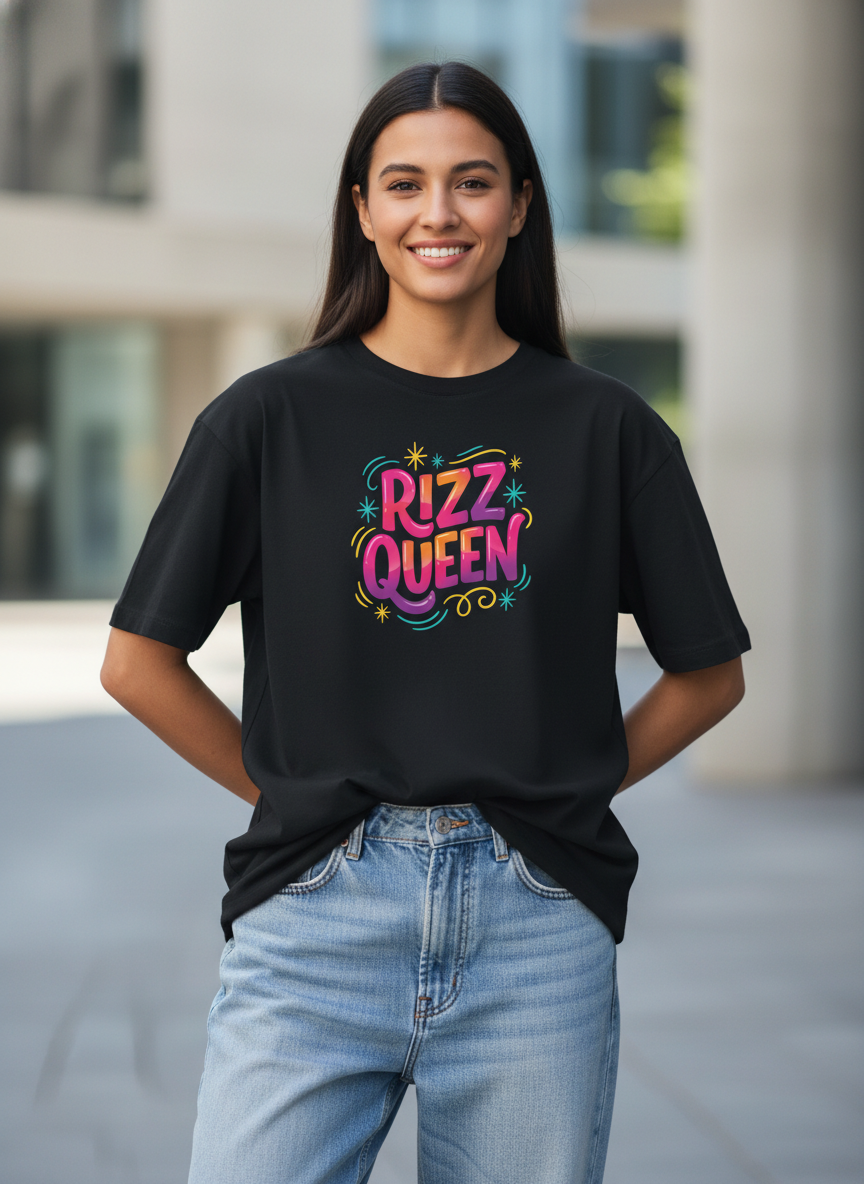 Dangerously Charming Rizz Queen Women's Cotton T-Shirt