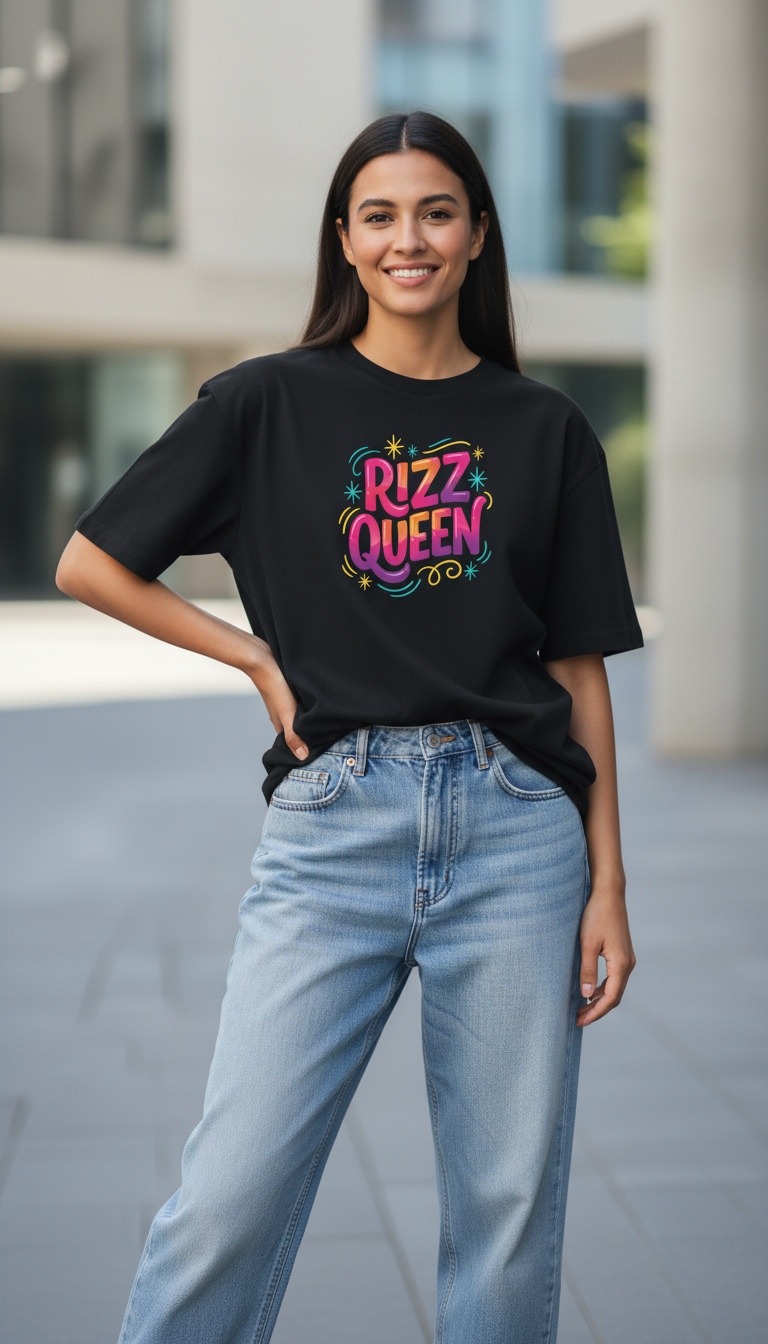 Dangerously Charming Rizz Queen Women's Cotton T-Shirt