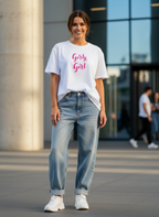 Playful Girly Girl Women's Cotton T-Shirt