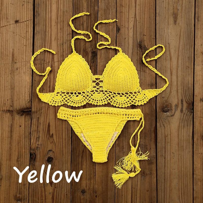 Handmade Cotton Swimsuit Set