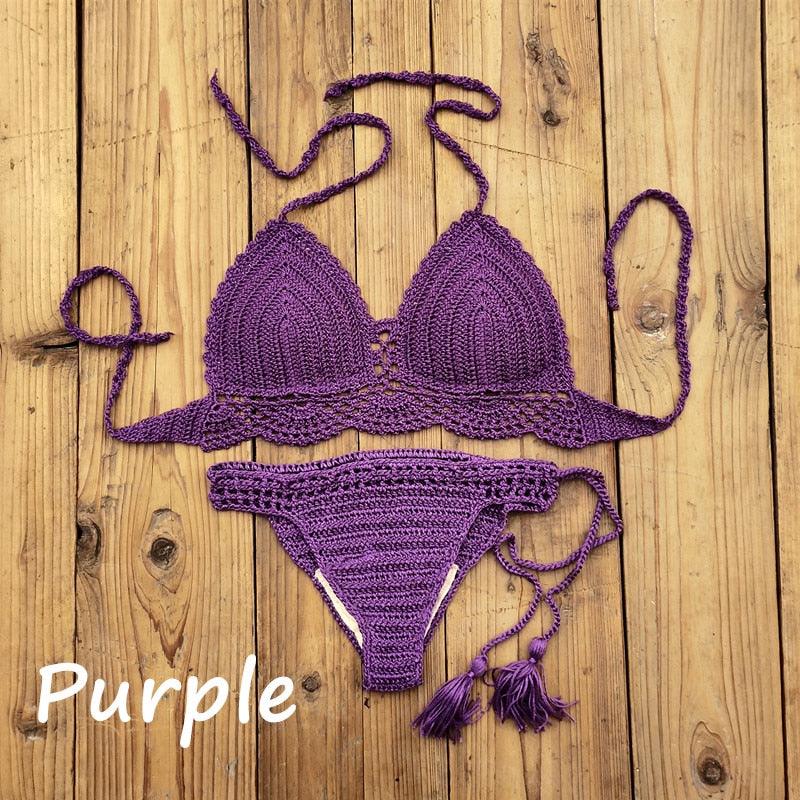 Handmade Cotton Swimsuit Set