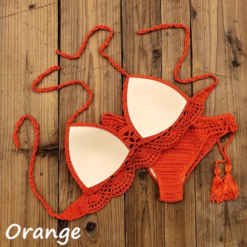 Handmade Cotton Swimsuit Set