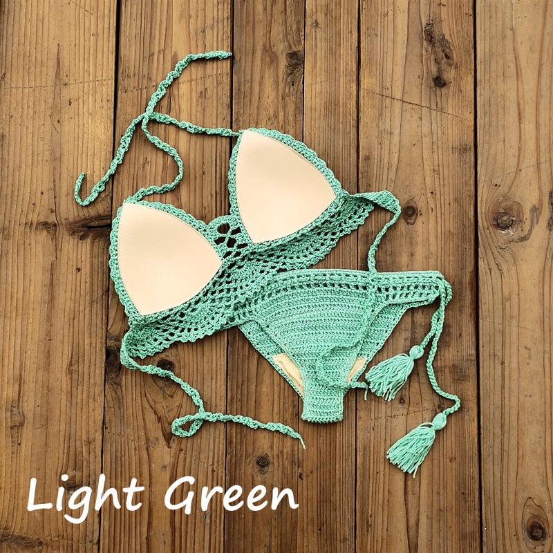 Handmade Cotton Swimsuit Set
