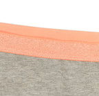 High Waist Cotton Thong with Shimmer Elastic