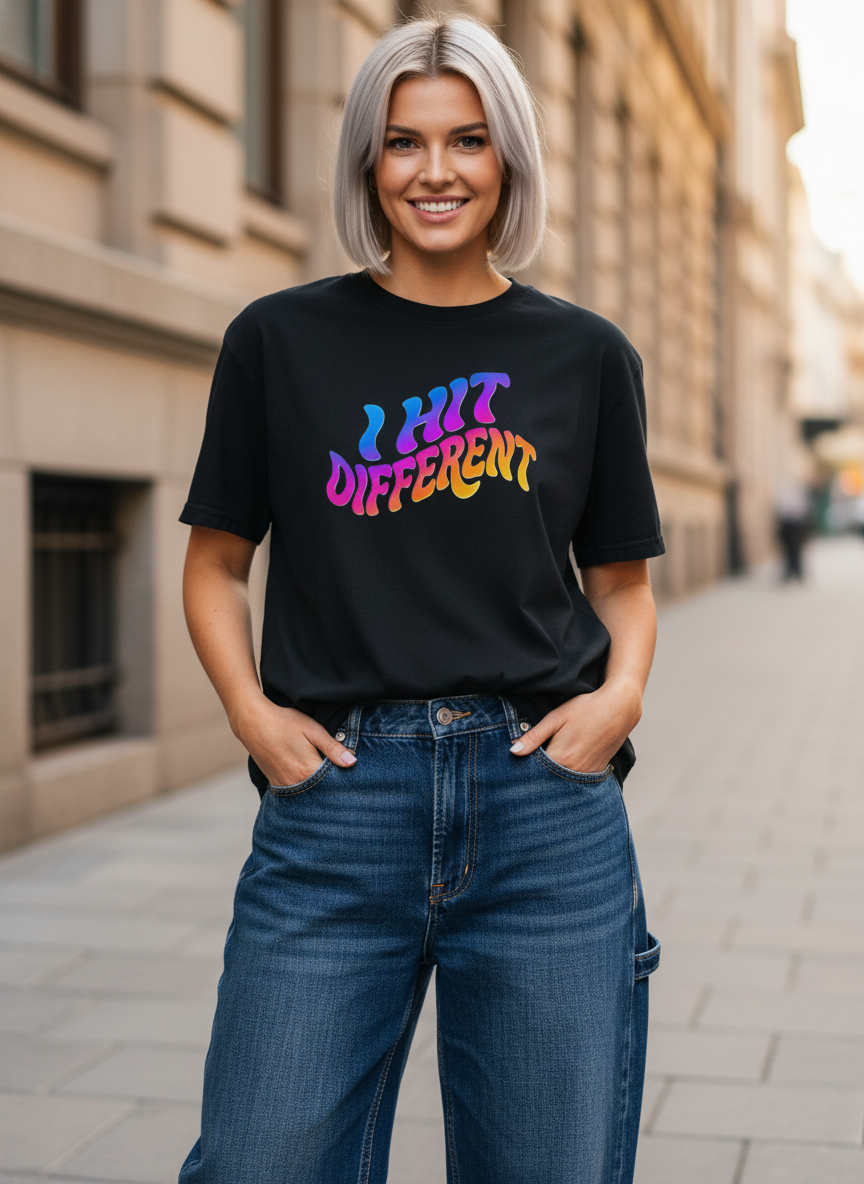 I Hit Different Unapologetically You Women's Cotton T-Shirt