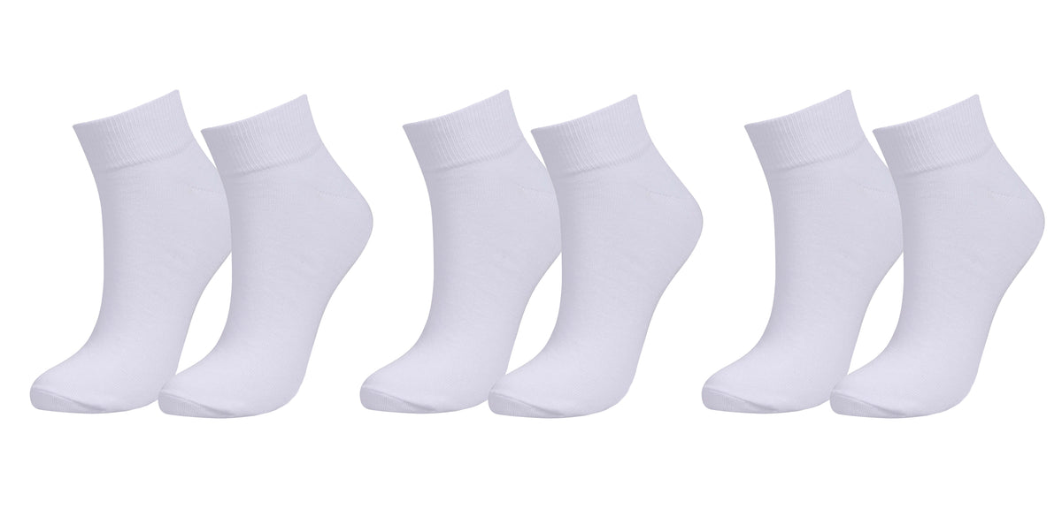 tittimitti® Men's 98% Organic Cotton Ankle Socks 3-Pack – Soft & Breathable