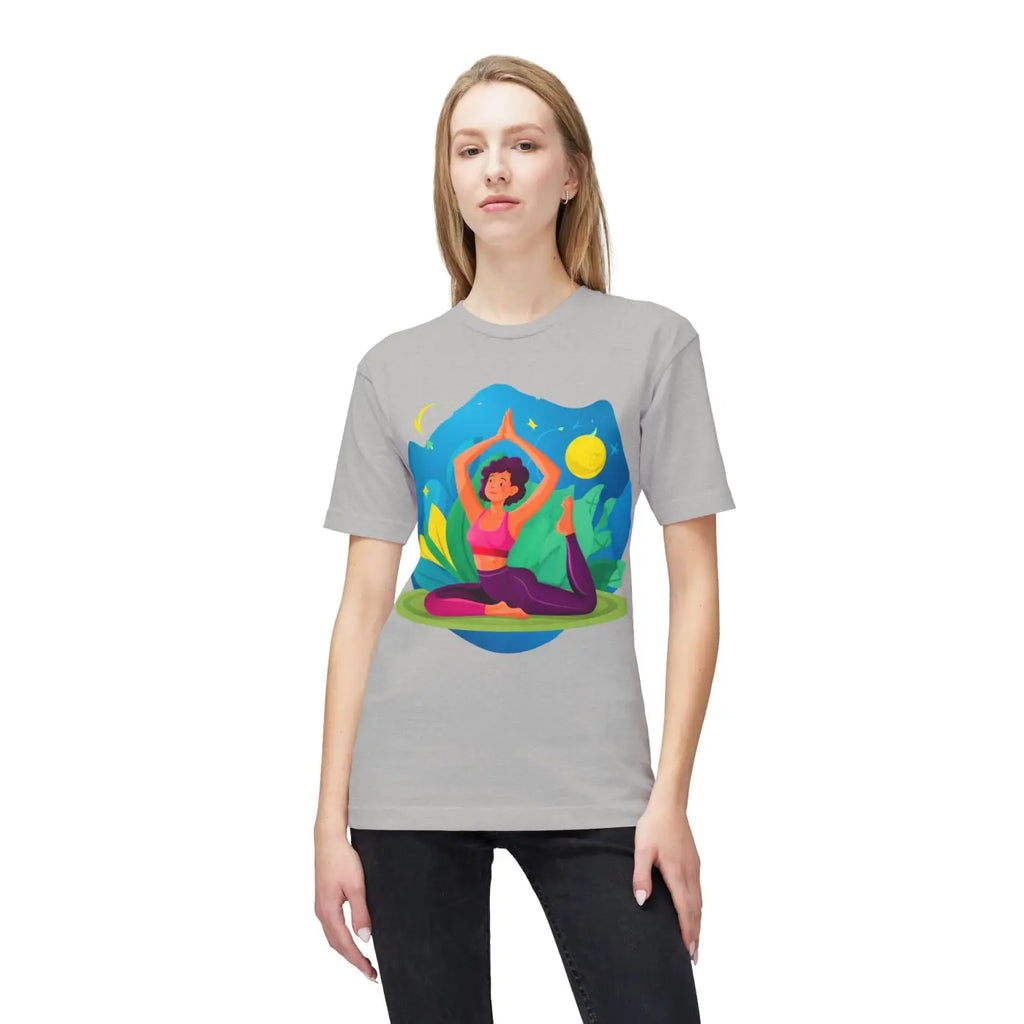 DipaliZ Women Yoga Tee Premium Cotton T-shirt Organic