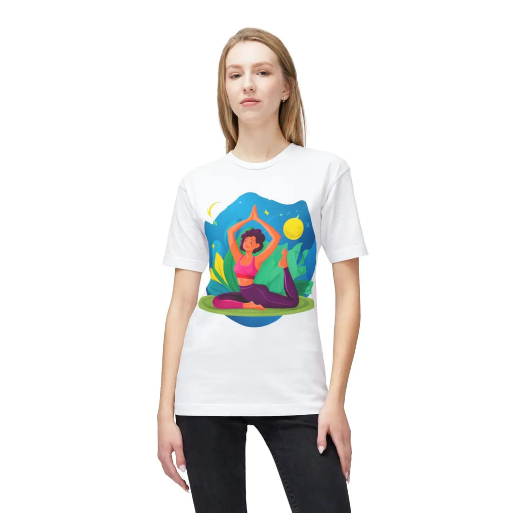 DipaliZ Women Yoga Tee Premium Cotton T-shirt Organic