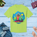 DipaliZ Women Yoga Tee Premium Cotton T-shirt Organic