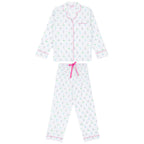 Women's Golf Long PJ Set - Organic Cotton Poplin